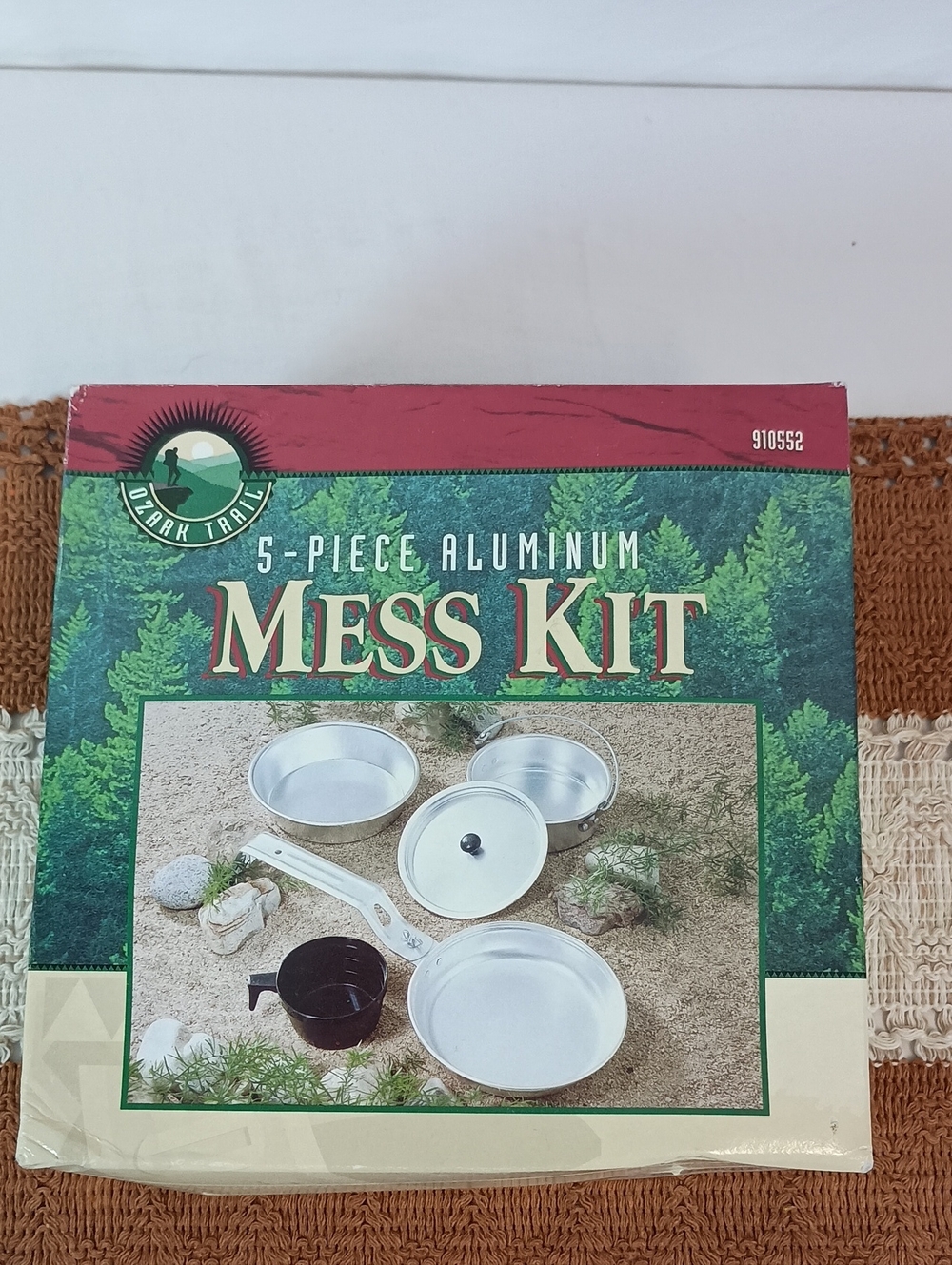 Ozark Trail 5-Piece Aluminum Mess Kit Aluminum Camping Cookware Set